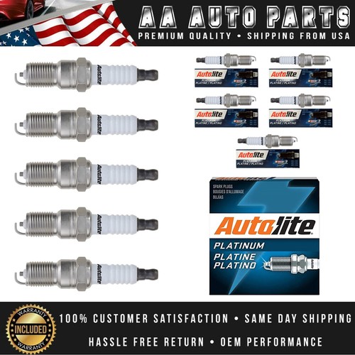 5pcs Ignition Coil & 5 Autolite Copper Spark Plug & 5 Connector for Volvo 99-07 - Bild 4 von 8