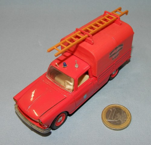 Eligor 1/43 réf 1162 : Peugeot 404 Pick-Up Pompiers de Loiret (Outillage Norev) - Foto 10 di 12