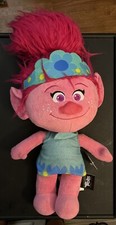 Dreamworks  Poppy Pink 20x9" Troll Plush Trolls Movie Poppy Stuffed Toy Doll