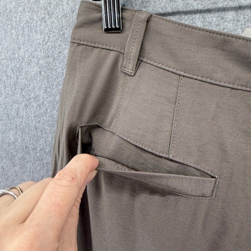 NWT Madewell Womens Size 6 Barroway Wide-Leg Crop Pants Pleated Trousers Tan - Picture 9 of 15