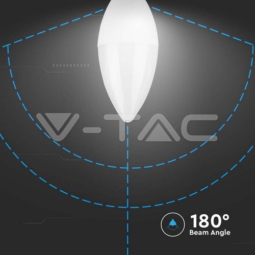 10X LAMPADINE LED 4,5W V-TAC E14 CANDELA LUCE CALDA/NATURA/FREDDA - Foto 5 di 9