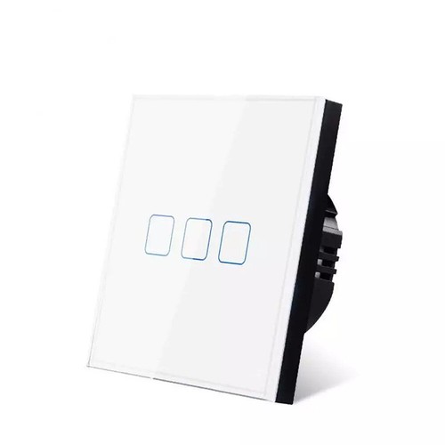 1/2/3 Gang Touch-Schalter LED-Lichtschalter Glas Panel-Schalter feuerfester Kuns - Picture 53 of 54