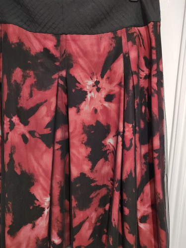 BNWT New Per Una Marks and Spencer Black Red Skirt Size 14 Length 69cm/27" - Picture 15 of 23