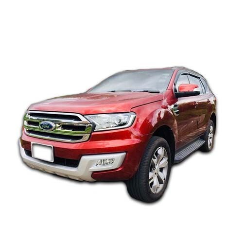 MATTE BLACK FRONT HOOD SCOOP BONNET TRIM COVER FIT FORD EVEREST SUV 2015-2020 - Bild 7 von 8