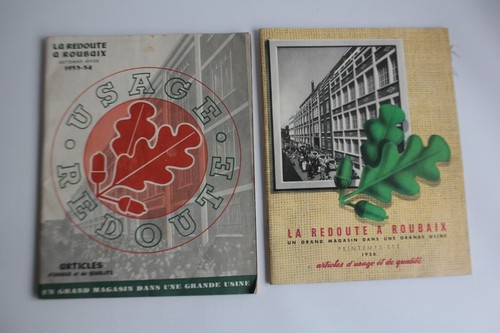 2 vendre Revue La redoute a Roubaix 1953-1954 vêtements mode (65770)