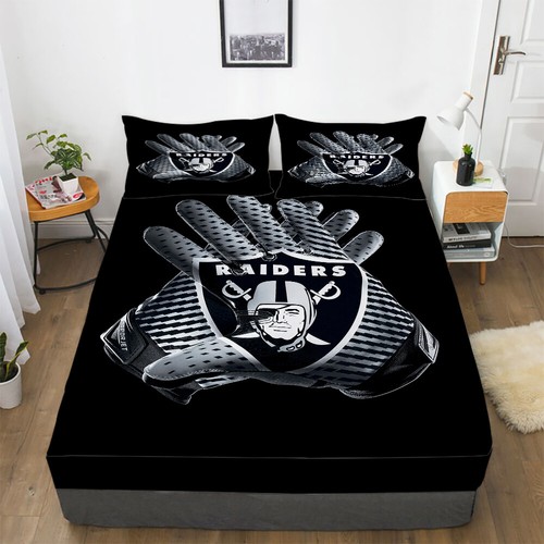 Las Vegas Raiders Fitted Sheet 