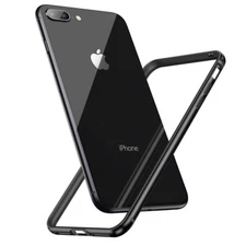 iPhone 7 8 XS MAX XR 11 - Ultra Thin Hard Aluminum Metal BUMPER FRAME Case Cover