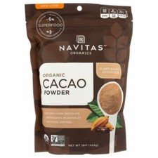 Organic Cacao Powder 16 Oz By Navitas Organics