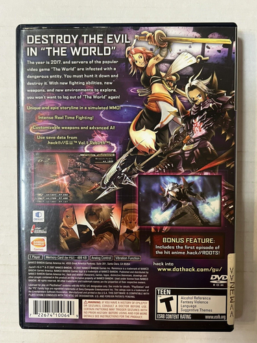 PS2 .Hack GU Reminisce Vol. 2 CIB Playstation 2 FUNKTIONIERT getestet und funktionsfähig - Bild 9 von 9