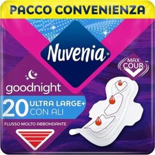 NUVENIA ASSORBENTI ULTRA NOTTE CON ALI IN CONFEZIONE DA 20 PEZZI