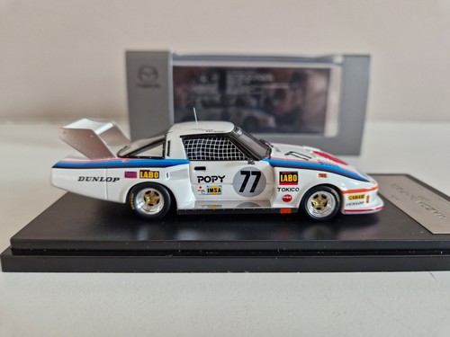 Spark 1/43 Mazda RX-7 252i Terada/Ikuzawa/Buchet - #77 DNQ Le Mans 1977 - MDZ45 - Picture 3 of 8