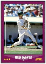 1988 Score #5 Mark McGwire NM