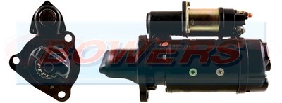 STARTER MOTOR 24V 12 TOOTH DRIVE C/W DELCO REMY 37MT TYPE FITS CASE CAT ...
