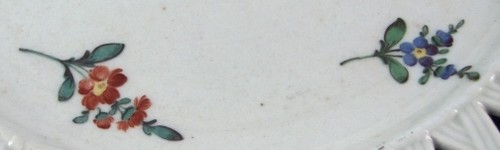 Antique 18thC Ludwigsburg Floral Reticulated Plate Porcelain Porzellan Teller - Picture 5 of 8