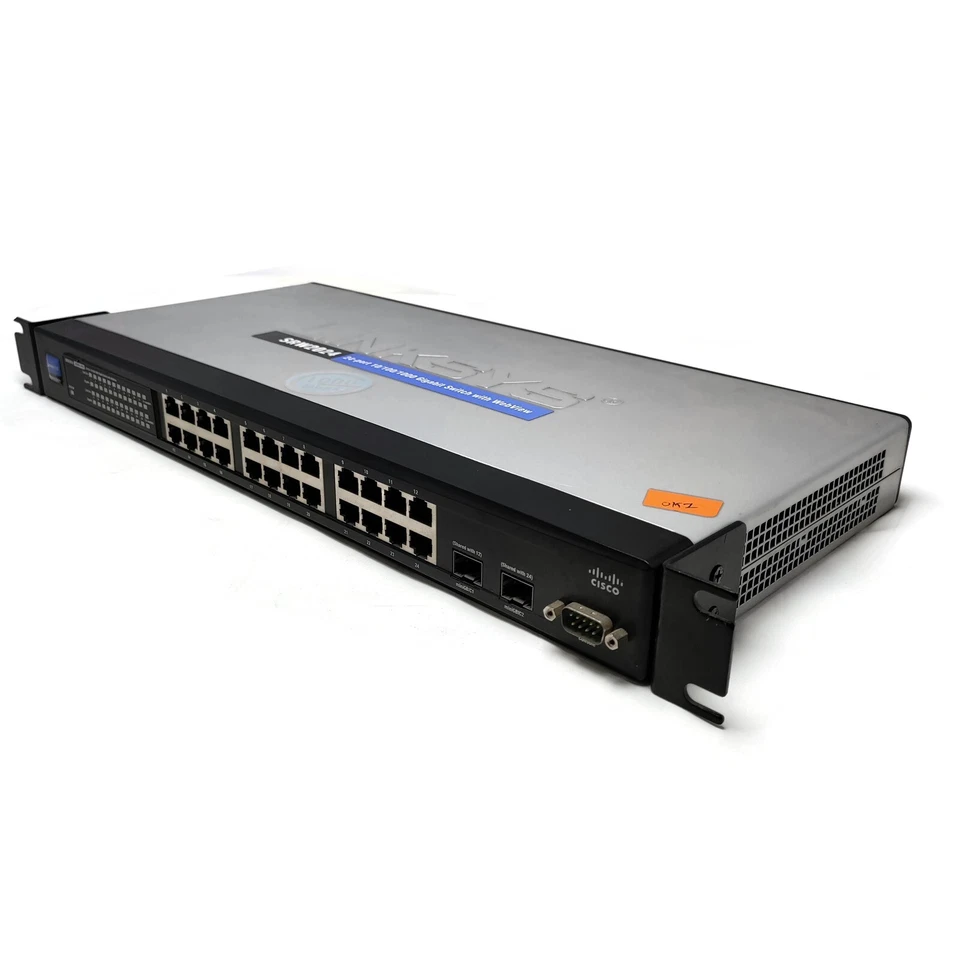 Linksys 24-Port 10/100/1000 Managed Gigabit Switch with WebView - Image 3 of 4