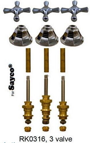 Sayco RK0316 3 Valve Rebuild Kit - Picture 1 of 1