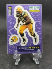 1996 Upper Deck Collector's Choice Reggie White Stick-Ums #S16 Green Bay Packers
