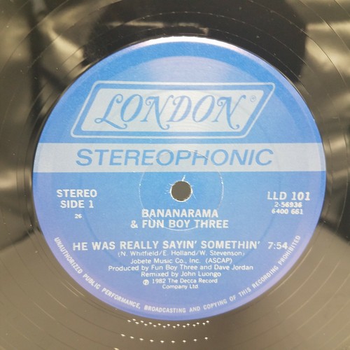 Bananarama Featuring Fun Boy Three - Really Sayin' Somethin' - US 12" NM / VG+ - 第 4/6 張圖片