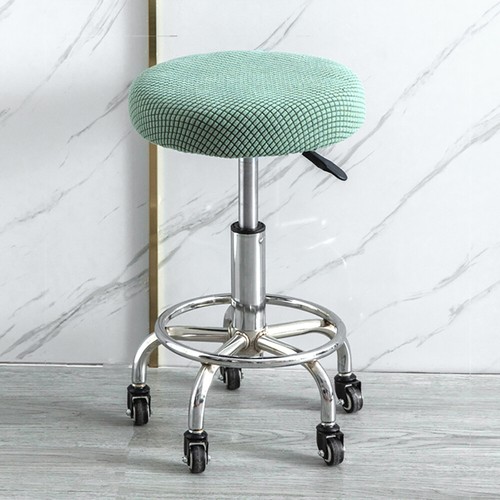 Round Elastic Barstool Chair Seat Cushion Cover Bar Stool Seat Case Protectot + - Picture 20 of 25
