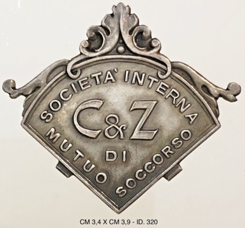SOCIETÀ INTERNA DI MUTUO SOCCORSO C & Z DISTINTIVO LIBERTY PER ASSOCIATO - Picture 3 of 6