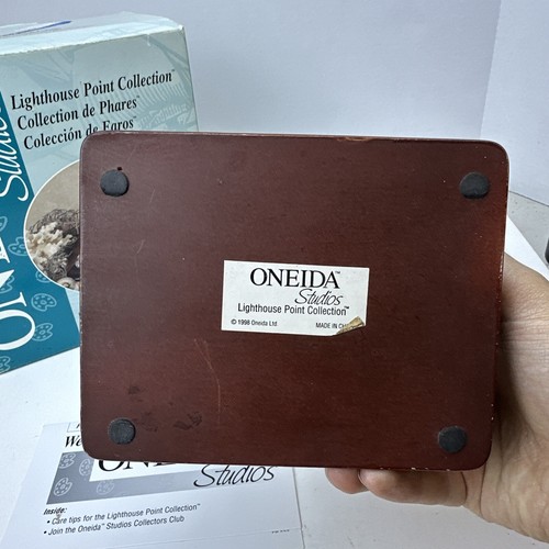 Vintage 1998 Oneida Studios Lighthouse Point Collection Portland Head Maine - 第 6/11 張圖片