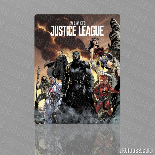 Front Cover Magnet for Zack Snyders Justice League Jim Lee Art with BLACK Superm Front Cover Magnet for Zack Snyders Justice League Jim Lee Art with BLACK Superm