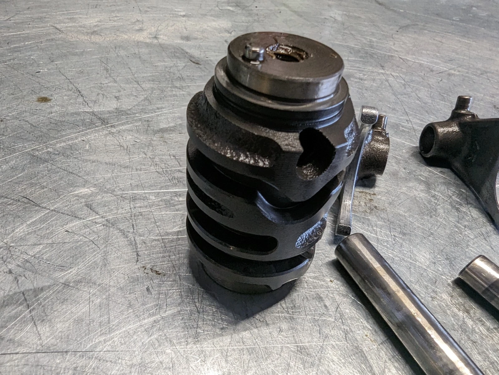 2003 Honda CRF450R (B) Transmission Shift Forks and Drum