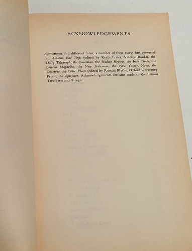 Excursions in the Real World by William Trevor PB c2010 Autobiographical Essays - Picture 6 of 10
