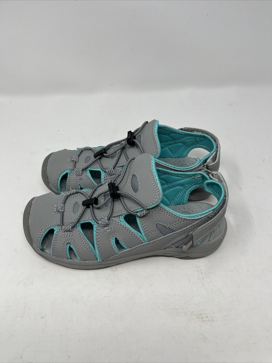 Women’s Size 7 Eddie Bauer Mary Walking Hiking Sandals Shoes Bump Toe Gray Teal View 5