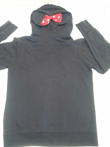 Disney Park Damen Hoodie Pullover Shirt Größe M Authentic Minnie Mous Ohren  - Bild 4 von 9