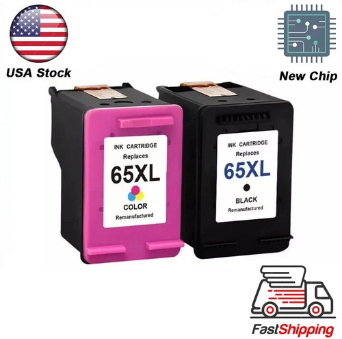 Ink Cartridge for HP 65XL 65 XL DeskJet 2600 2622 2652 3721 3752 ENVY 5052 5055 - Afbeelding 1 van 4