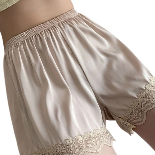 Women Under Dress Satins Slip Shorts Lace Panties Pant Pettipants - Picture 6 of 17