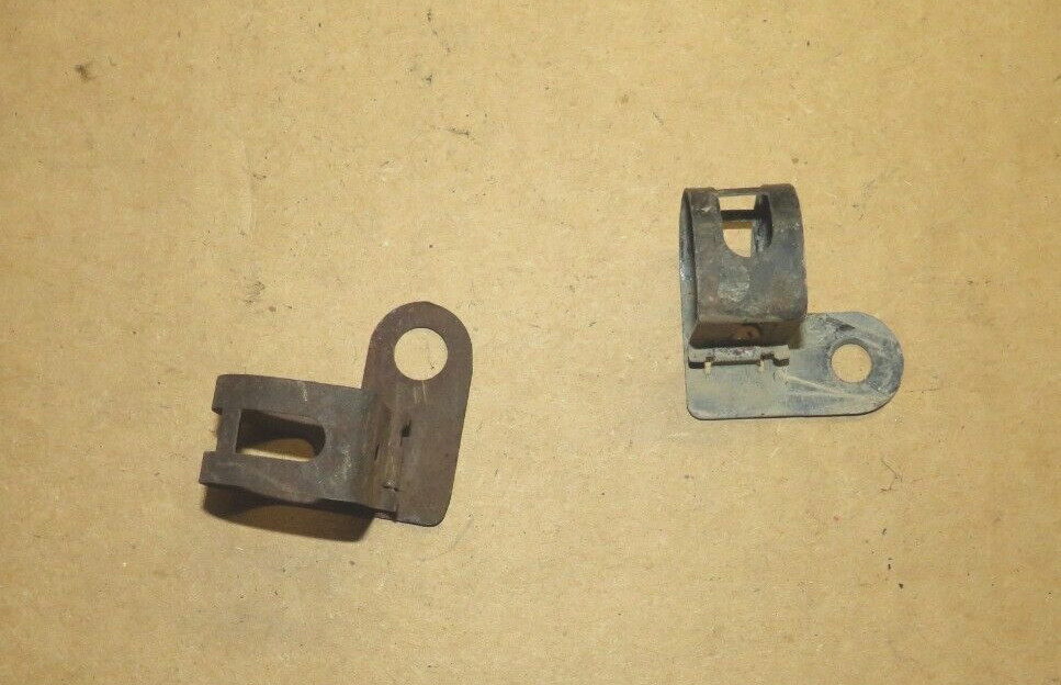 1992-1996 Corvette Main Headlight Harness Mounting Metal Clamps, (2), GM