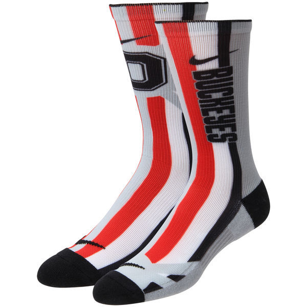 Nike College Logo Crew Socks Ohio State 