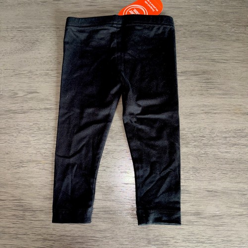 Wonder Nation Halloween NEW Girl's Printed knit leggings size 12M~Black pumpkin - Picture 2 of 2