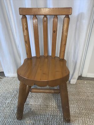 Antique Walpole Woodworkers Cedar Chair Walpole Massachusettes