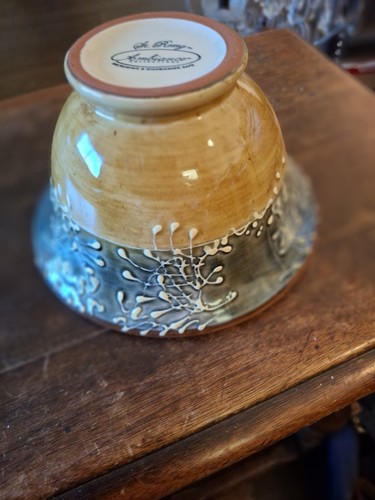 ST. REMY "Ambiance" Collezione Piccola Ciotola Piede, Firmata, Ottime Condizioni - Foto 12 di 14