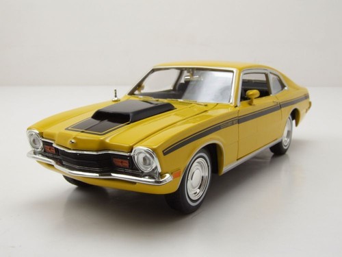 ,MOTOR MAX, MERCURIO Comet GT 1971 amarillo, 1/24, MMX79047JAUNE