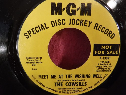 The Cowsills, Poor Baby / Meet Me At The Wishing Well, MGM K-13981, Promo, Rock - Picture 4 of 4