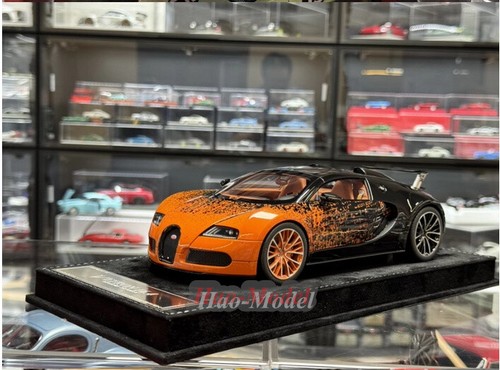 HH Model 1:18 Bugatti Veyron Supercar Resin Diecast Model Car Ornaments Gifts - Picture 12 of 12