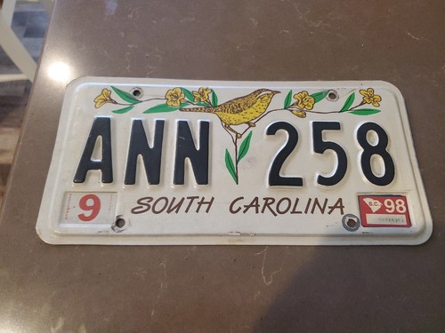 Vintage South Carolina 1998 License Plate Tag Man Cave Garage Decor Collector - Bild 2 von 8