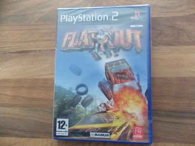 FLATOUT PS2 - Sony PlayStation 2 Spiel - PEGI 12 - PAL - NEU WERKSEITIG VERSIEGELT NEUWERTIG