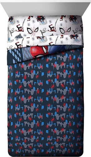 Spider-Man "Crawl" Kids Reversible Bed Set-AB084ZXSD654, AB08MJNYT5J6 - Picture 7 of 12