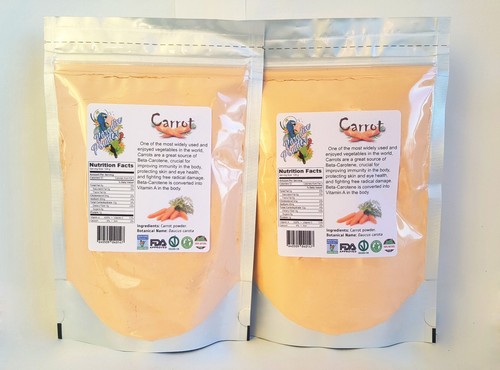 Carrot Powder 16oz (1 lb) Beta-Carotene, Vitamins and Minerals Paradise Powder - 第 4/12 張圖片