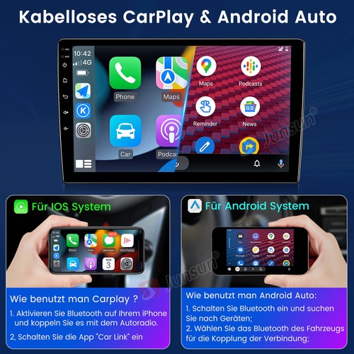 Autoradio 64GB Android 13 per Fiat 500X 2014-2020 Carplay GPS NAVIGATORE SATELLITARE Stereo BT - Foto 6 di 18