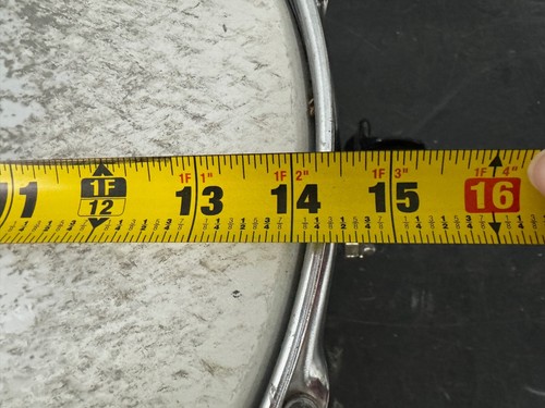 Pacific Weather King 14" Snare Drum CB Drums SP Series Chrome Silver - Picture 4 of 15