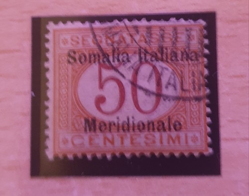 2 Francobolli Timbrati Somalia Italiana 1906. Segnatasse - Foto 2 di 3