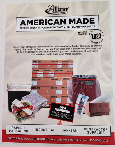 Alliance Rubber Bands Postal-C Size #64 (3-1/2 x 1/4") 5 lb bag Home/Office NEW - Picture 5 of 7