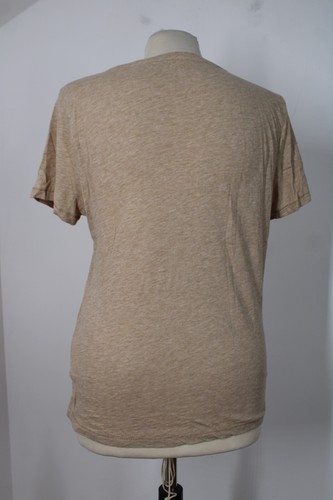 J Crew M Brown Vintage Cotton Crew Neck Short Sleeve Tee Top T-Shirt AW770 - Picture 4 of 8