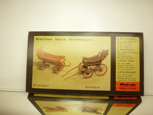 SLIEDRECHT 1602 WOOD FARMWAGONS HOUTEN BOERENWAGENS - 1:10 - UNBUILT KIT IN BOX - Picture 1 of 11